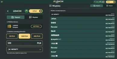 Recenzja Lemon Casino: blik2026 – szybkie wpłaty i wypłaty w praktyce